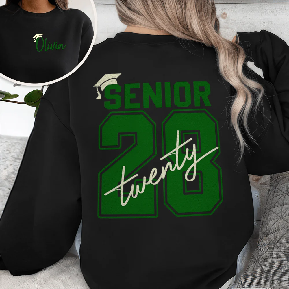 Custom Name And Senior Graduation's Day 2025 Sweatshirt TH10 892331 - Image 12