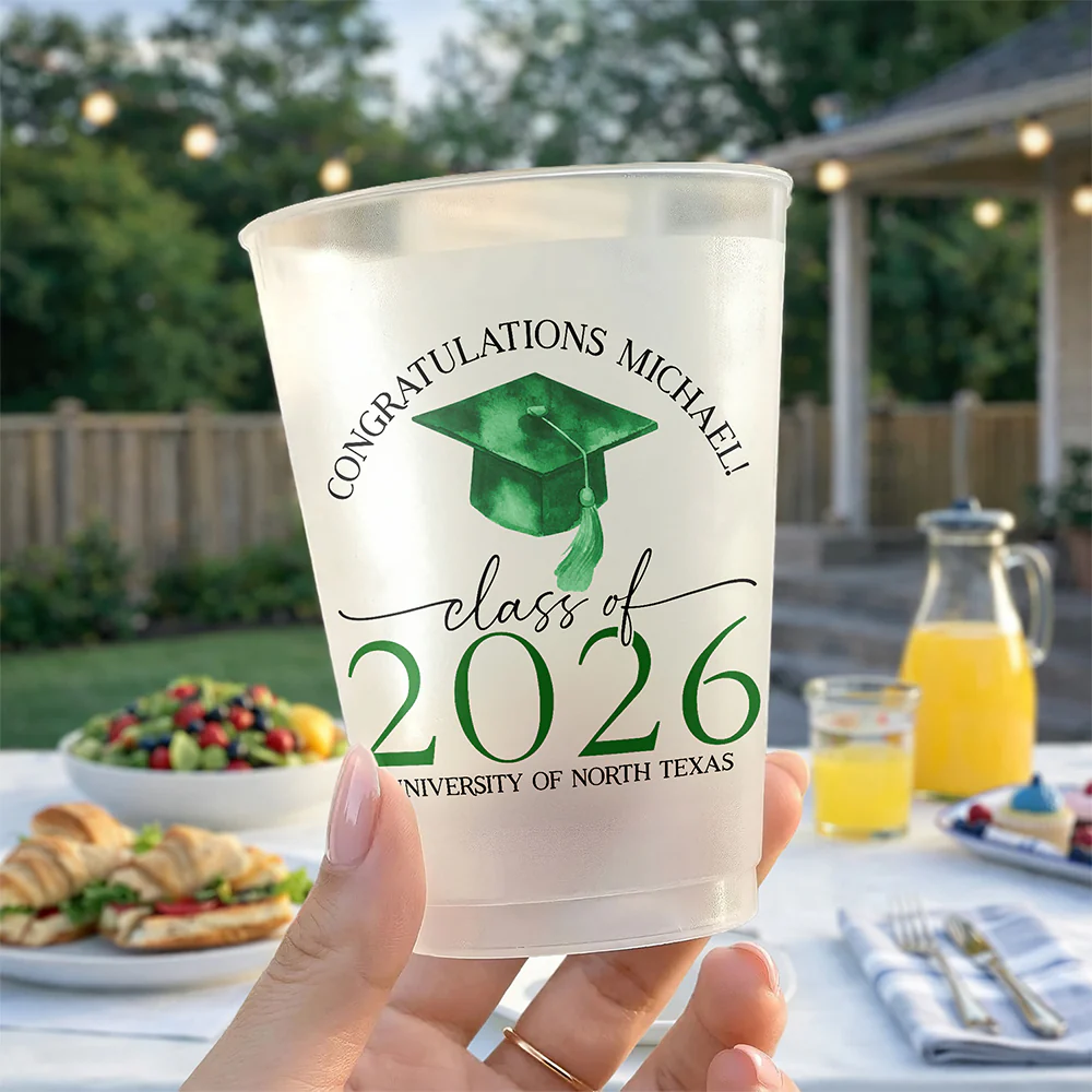 Custom Name Congratulations Class Of 2026 Graduation Party Cups TH10 169675 - Image 3