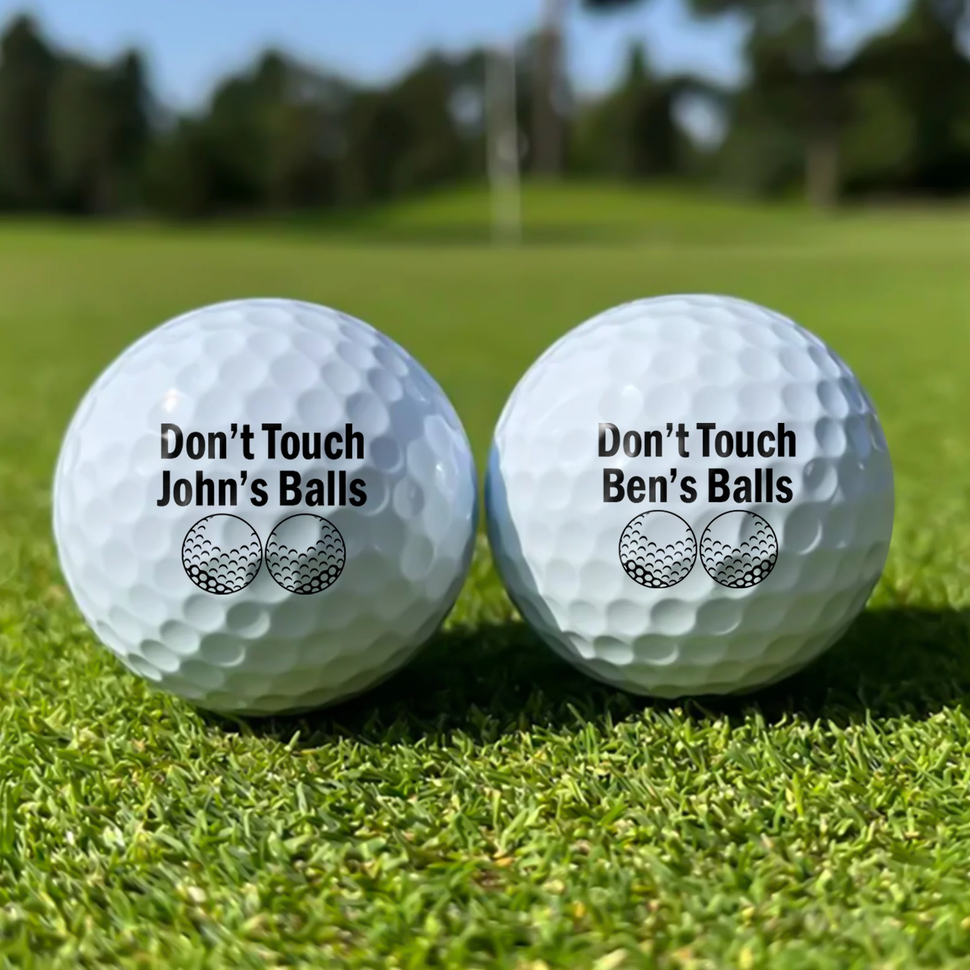 Custom Name Don't Touch My Ball Funny Golf Ball Marker TH10 169617 - Image 4