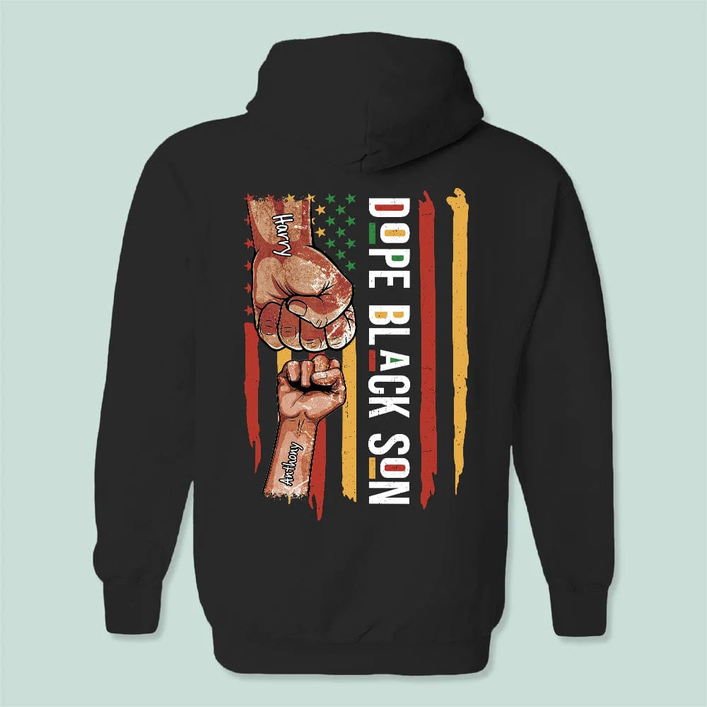 Custom Name Dope Black Dad Shirt TA29 889515 - Image 2