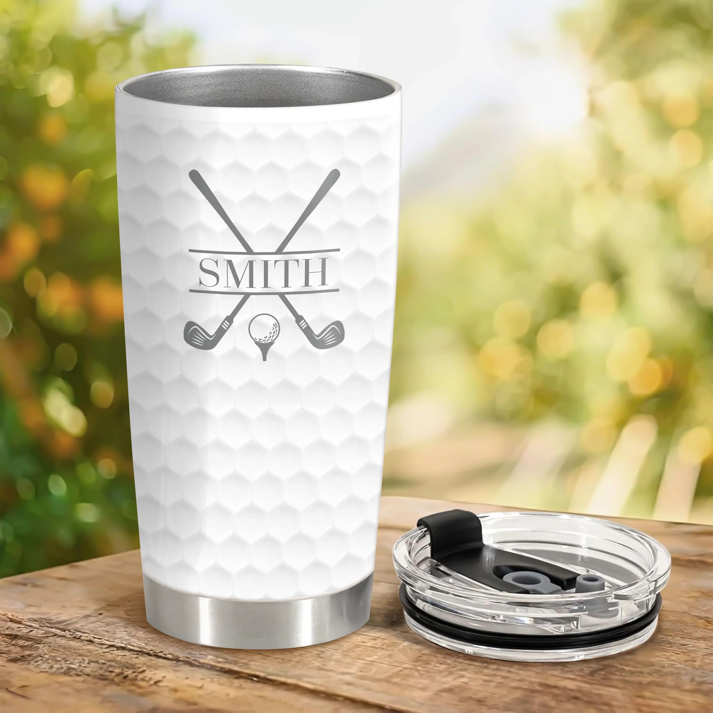 Custom Name Fat 3D Inflated Effect Tumbler For Golfer TH10 898101 - Image 4