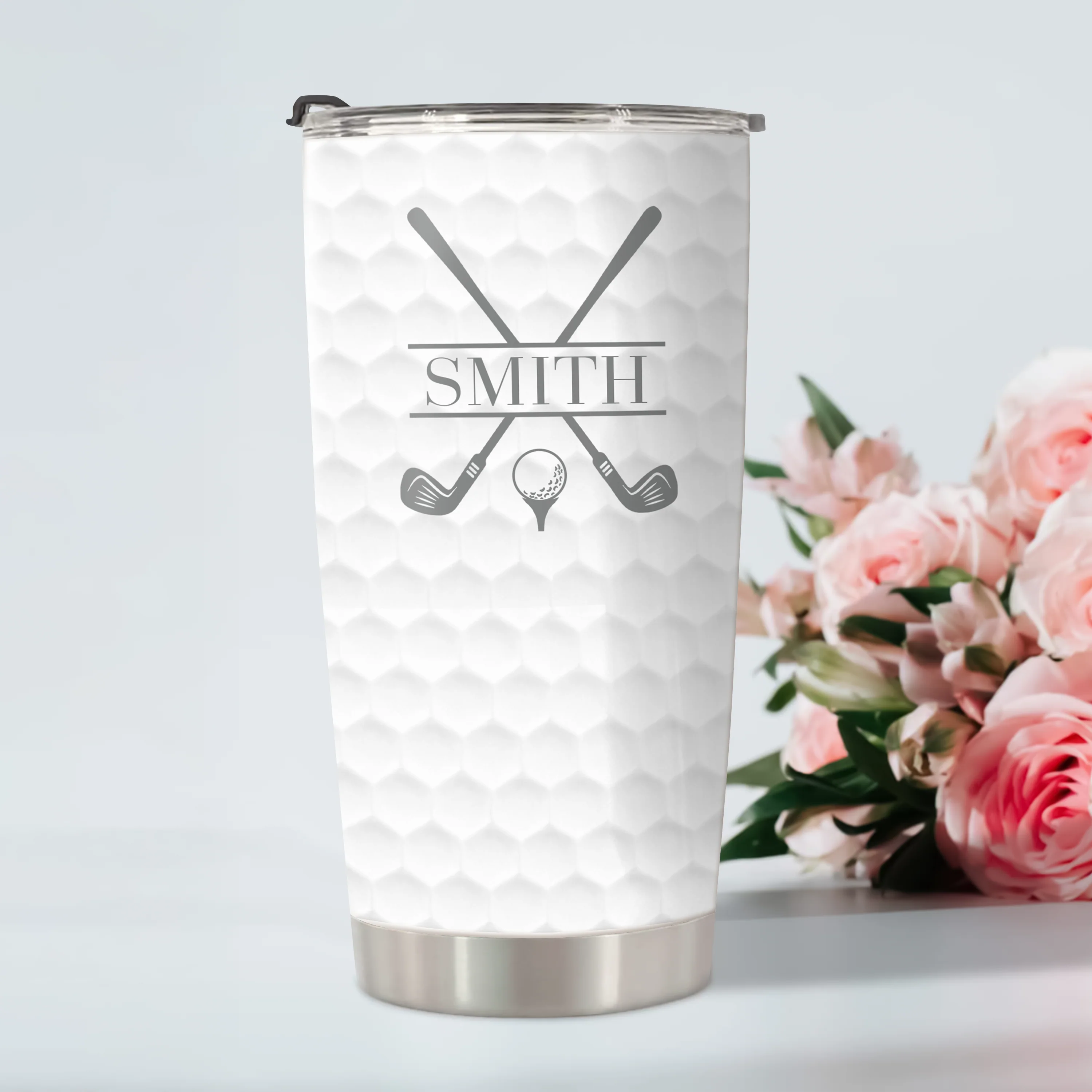 Custom Name Fat 3D Inflated Effect Tumbler For Golfer TH10 898101 - Image 6