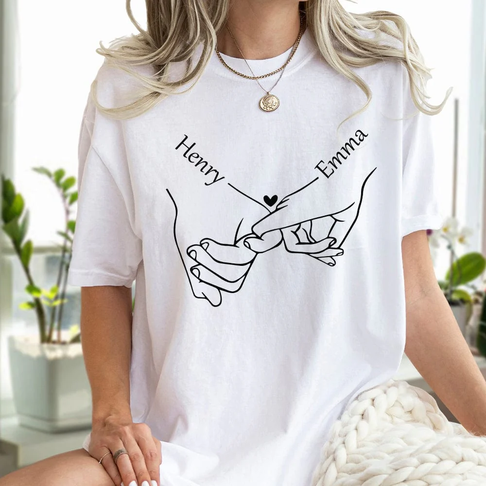 Custom Name For Couple Holding Hand Valentine Shirt TH10 892225 - Image 5