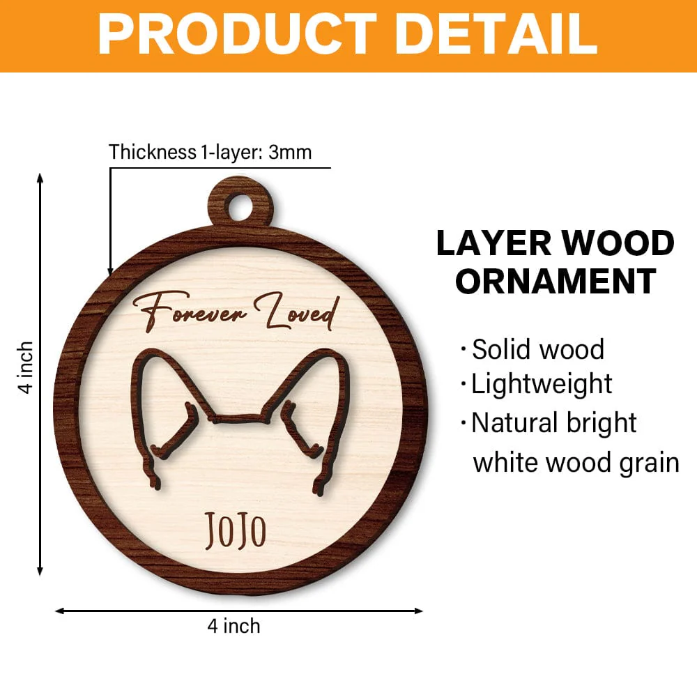 Custom Name Forever Loved For Dog Lover Christmas Ornament Personalized Gift TH10 891469 - Image 5