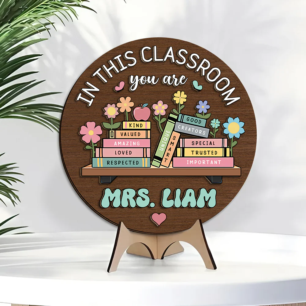 Custom Name In this Classroom You Are Gift For Teacher Layer Doorsign TH10 894141 - Image 10