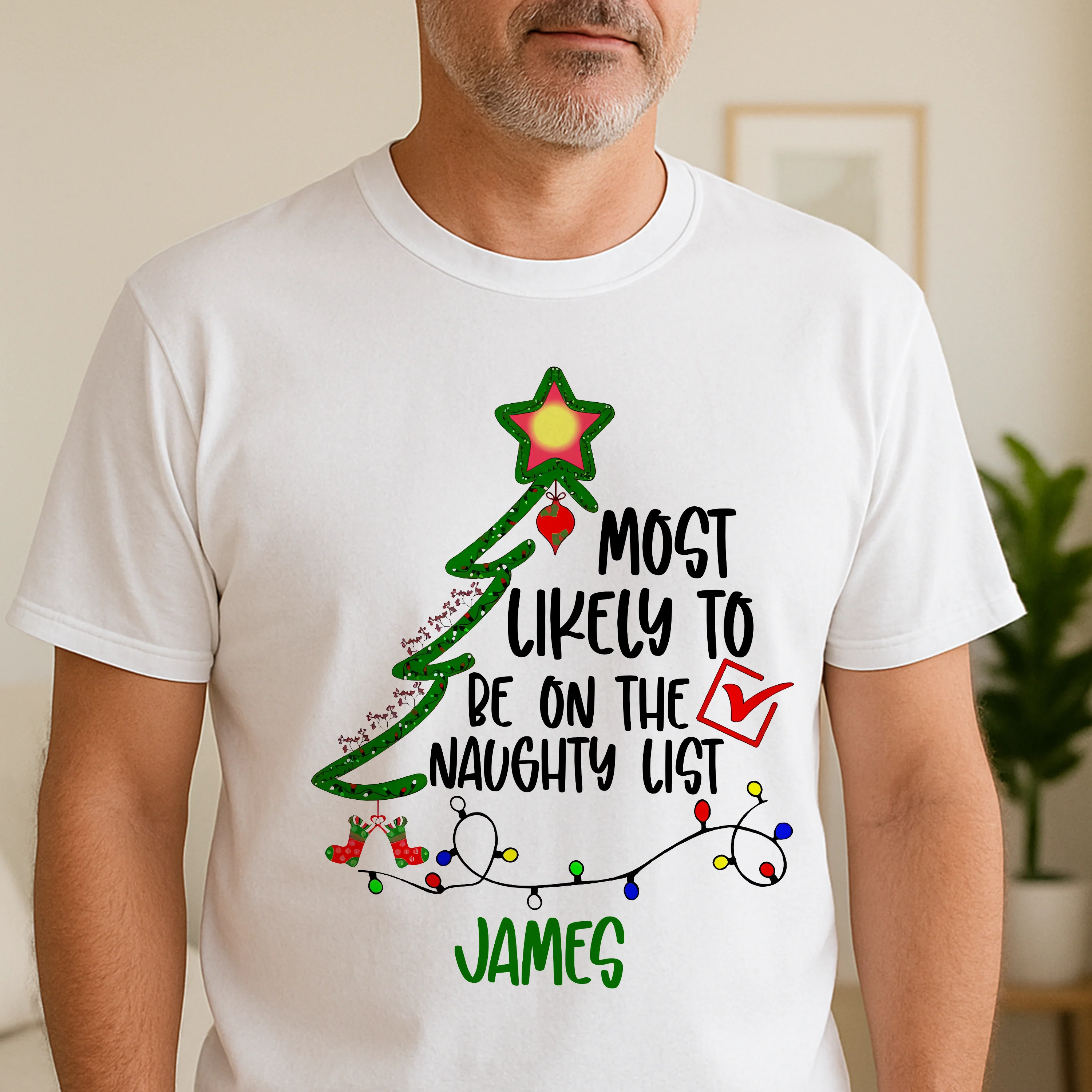 Custom Name Most Likely To Family Christmas Bright Shirt TH10 896007 - Image 7