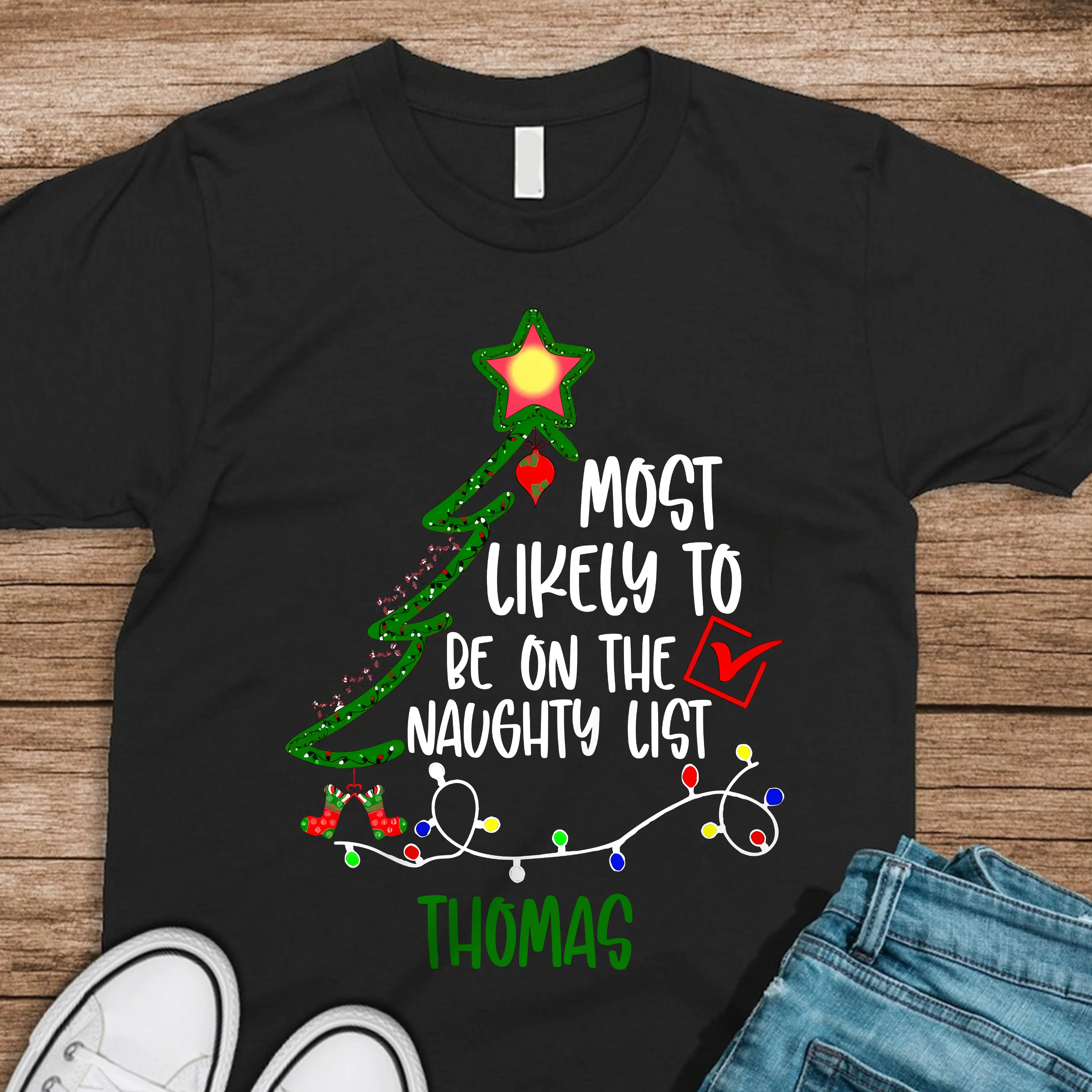 Custom Name Most Likely To Family Christmas Shirt TH10 896005 - Image 6