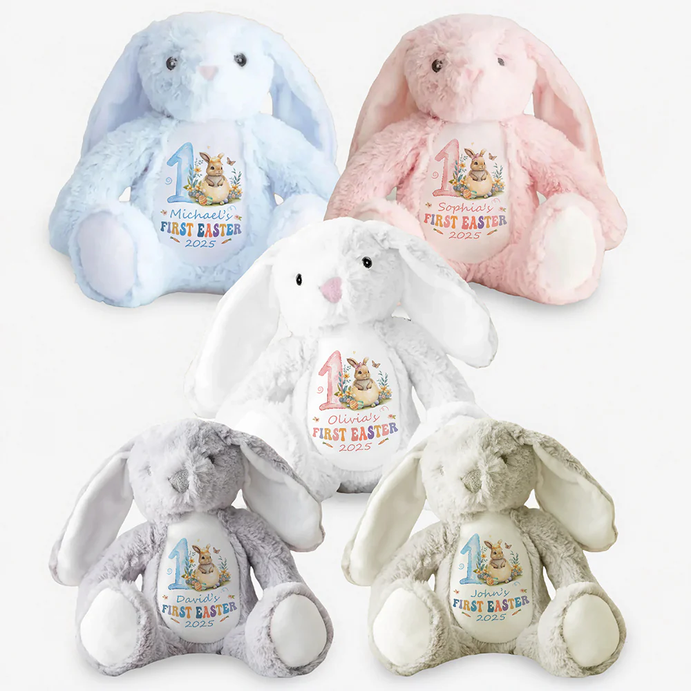 Custom Name My Child's First Easter Bunny Plush TH10 892481 - Image 6