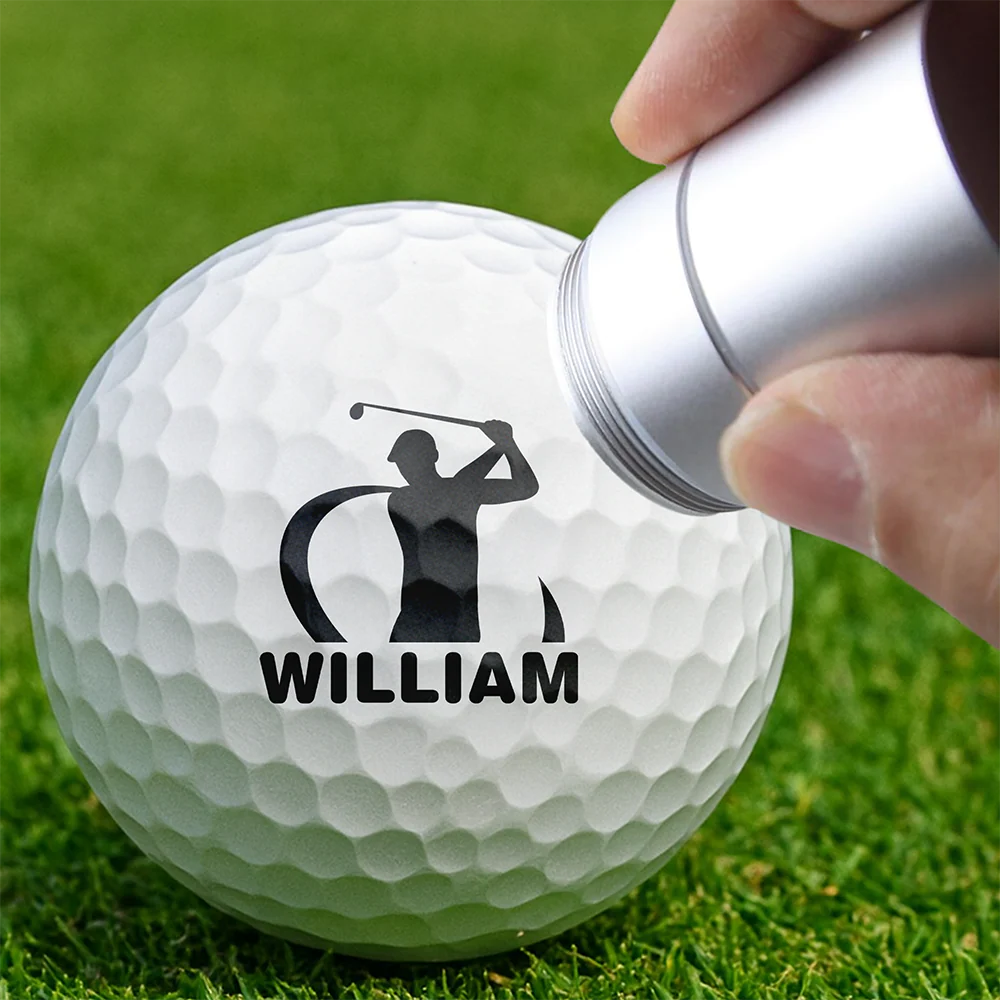 Custom Name On Golf Ball Stamp For Golfer TH10 896993 - Image 7