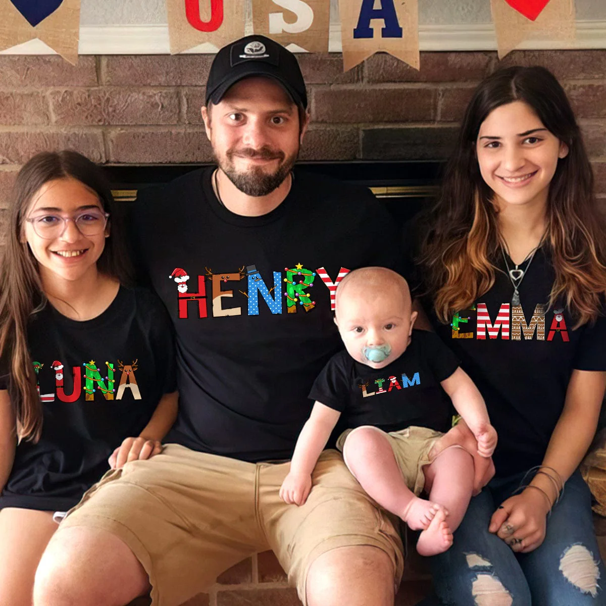 Custom Name With Christmas Design Family Shirt TH10 891691 - Image 2