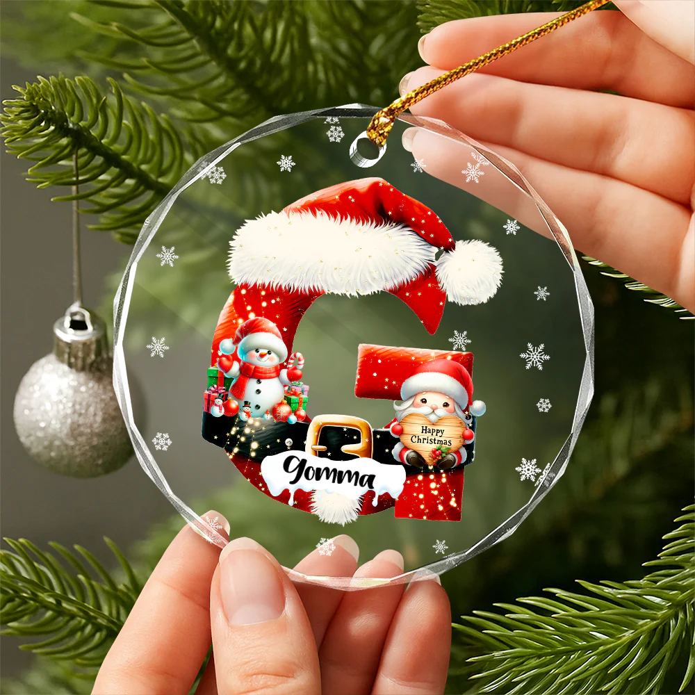 Custom Name With Santa Icon Christmas Ornament TH10 896315 - Image 2