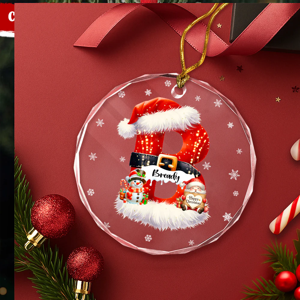 Custom Name With Santa Icon Christmas Ornament TH10 896315 - Image 3