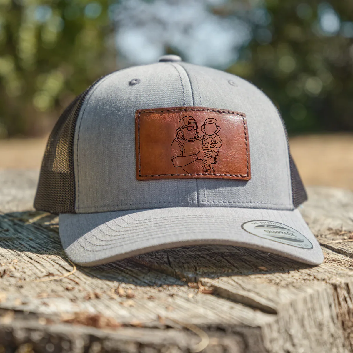 Custom Outline Portrait Family Classic Cap TH10 894025 - Image 3