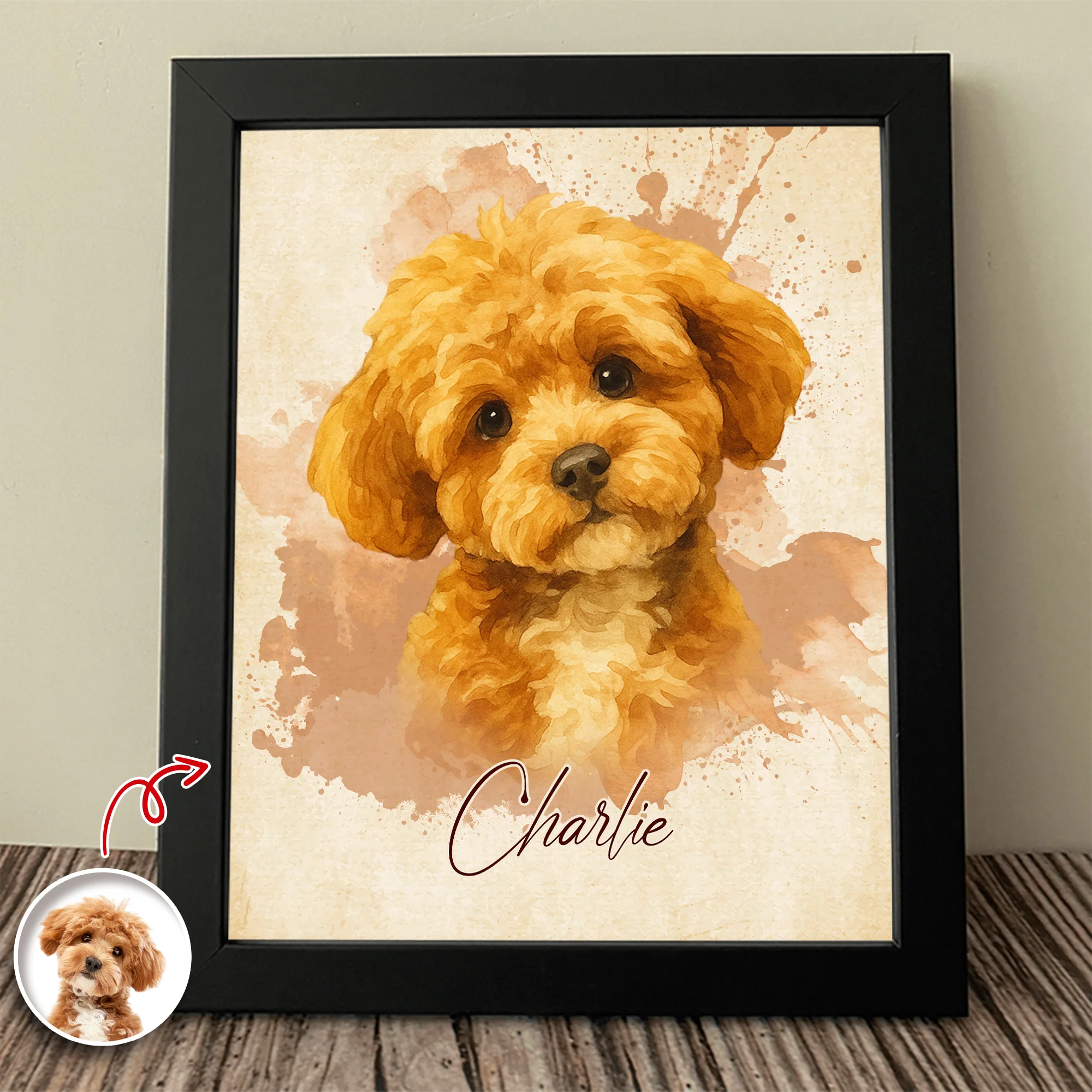 Custom Pet Photo Memorial Sympathy Gifts Picture Frame For Dogs, Cats Lover TH10 894949 - Image 4