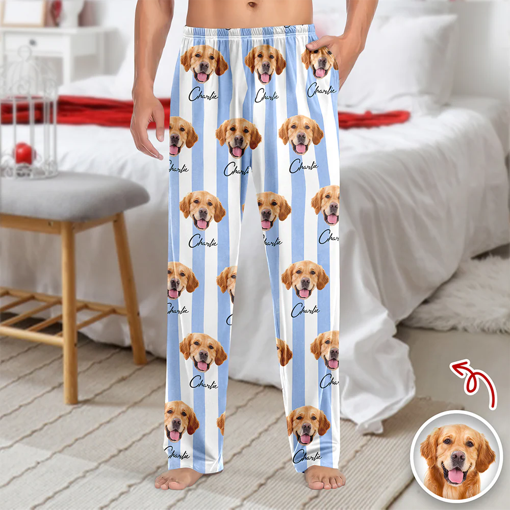 Custom Pet Portrait Dog Lover Cat Lover Gift Sweatpants - Personalized Gift TH10 169625 - Image 3