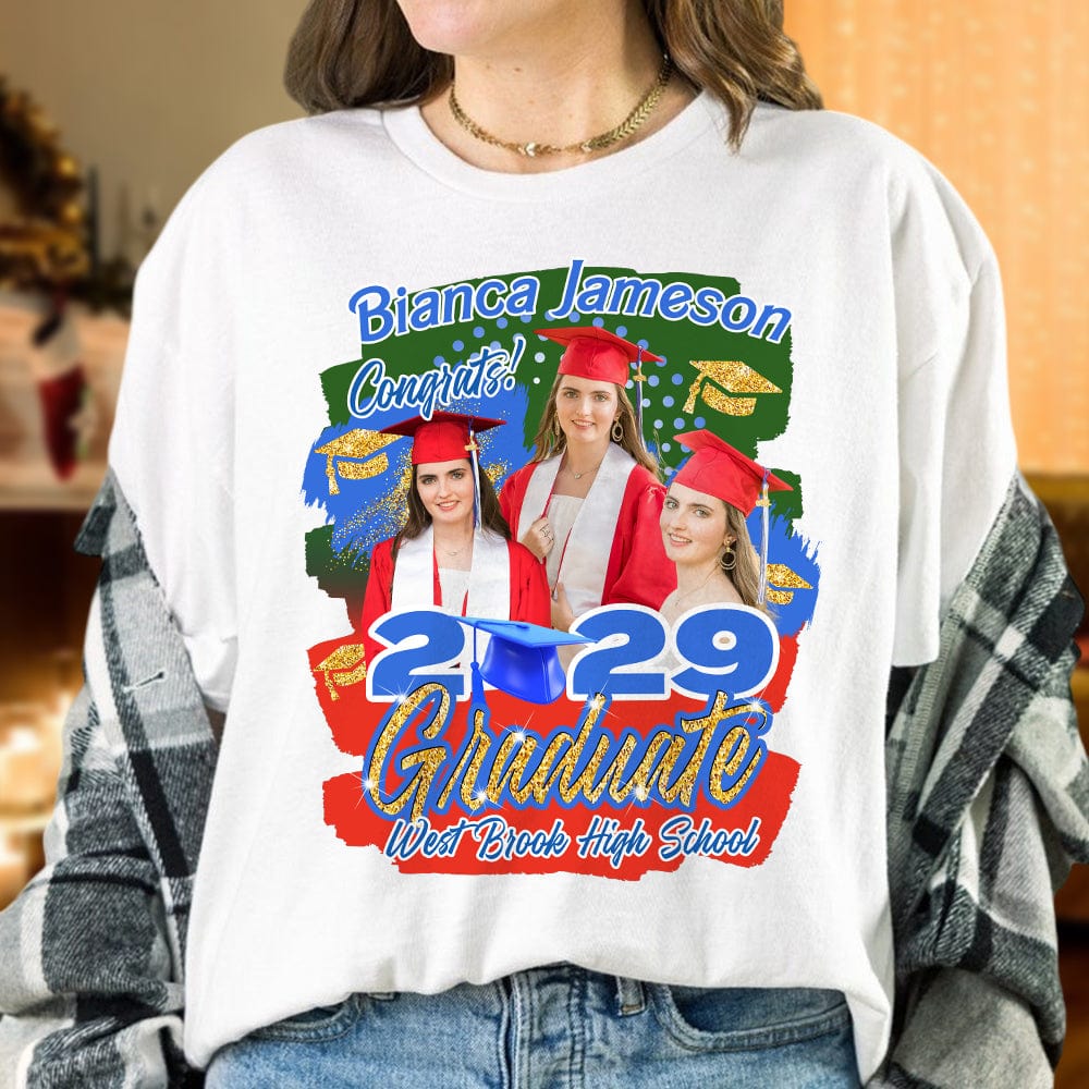 Custom Photo 2024 Graduate Shirt N304 890119 - Image 8