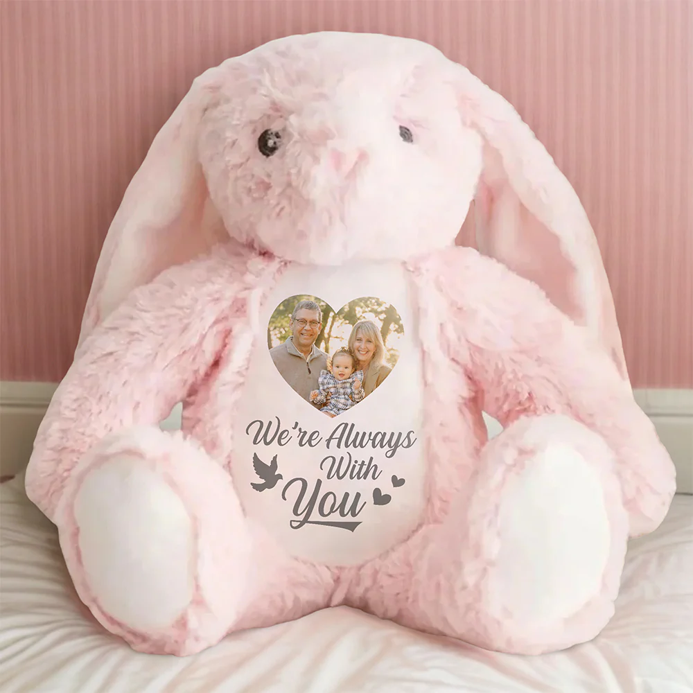 Custom Photo A Cuddle From Heaven Memorial Bunny Plush TH10 892483 - Image 4