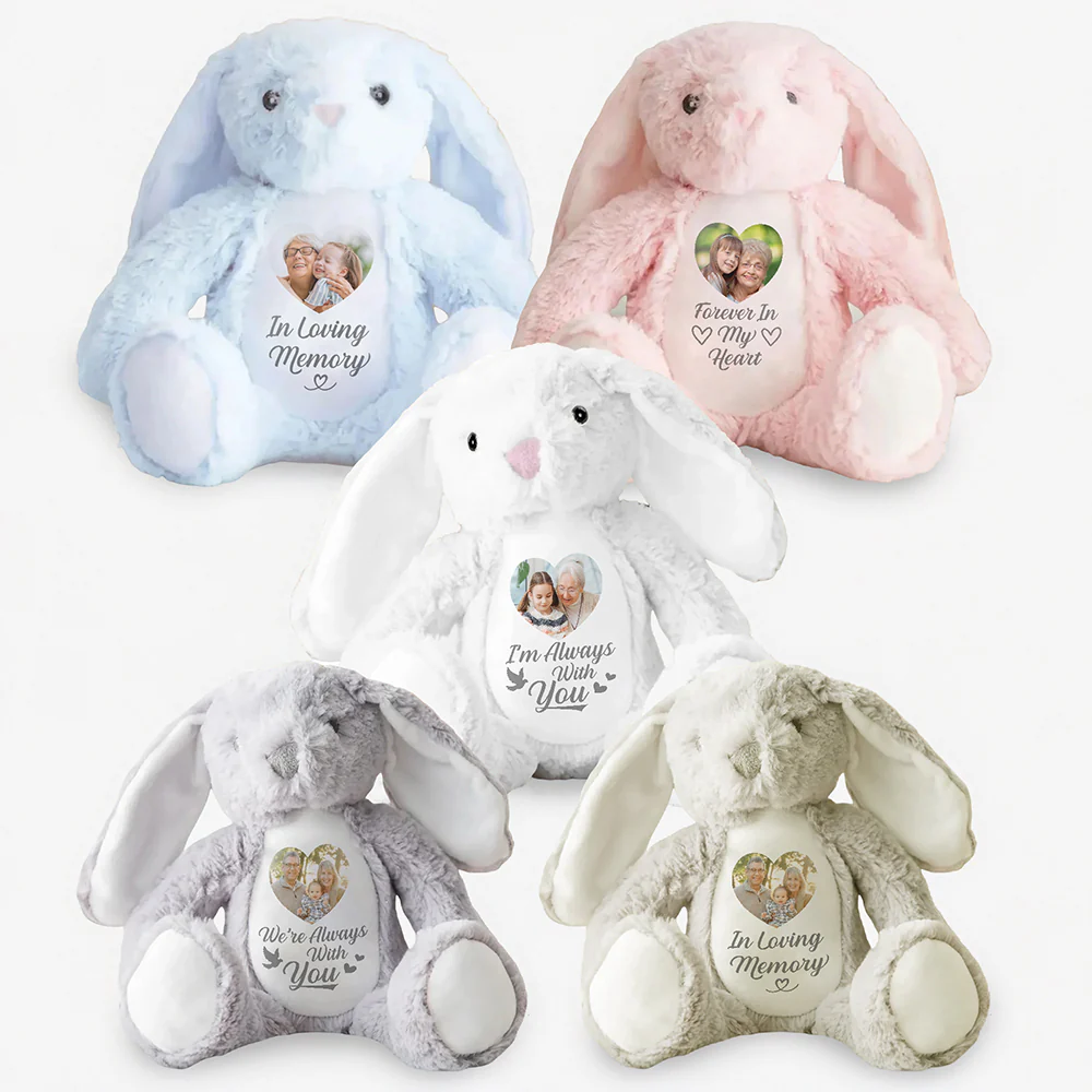 Custom Photo A Cuddle From Heaven Memorial Bunny Plush TH10 892483 - Image 5