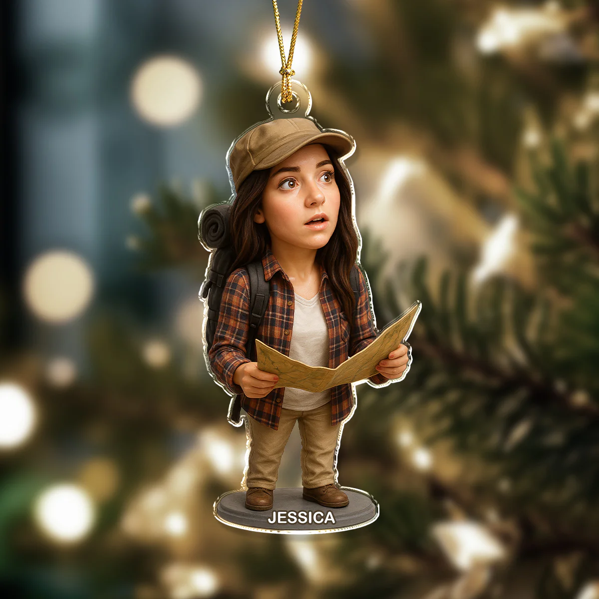 Custom Photo AI Acrylic Ornament For Fishing Lover TH10 894911 - Image 4