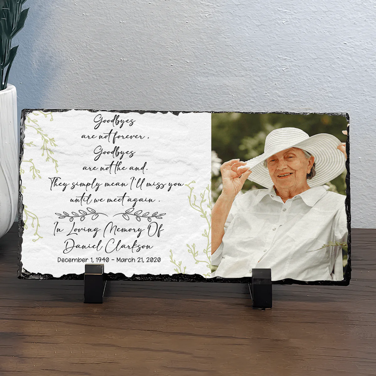 Custom Photo Always On My Mind Rectangle Stone TA29 890823 - Image 2