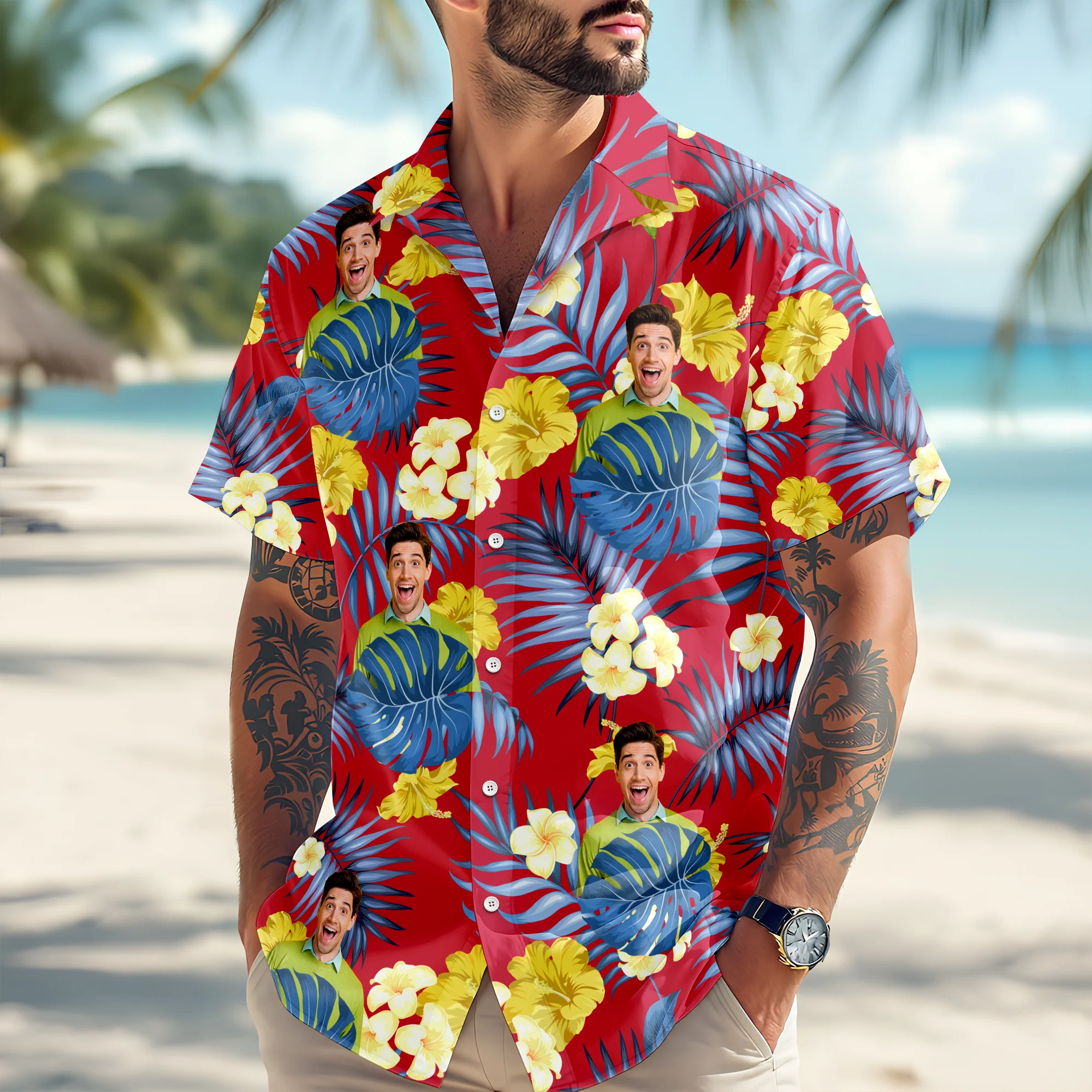 Custom Photo 250 Years 1776 - 2026 Hawaii Shirt TH10 898373 - Image 6