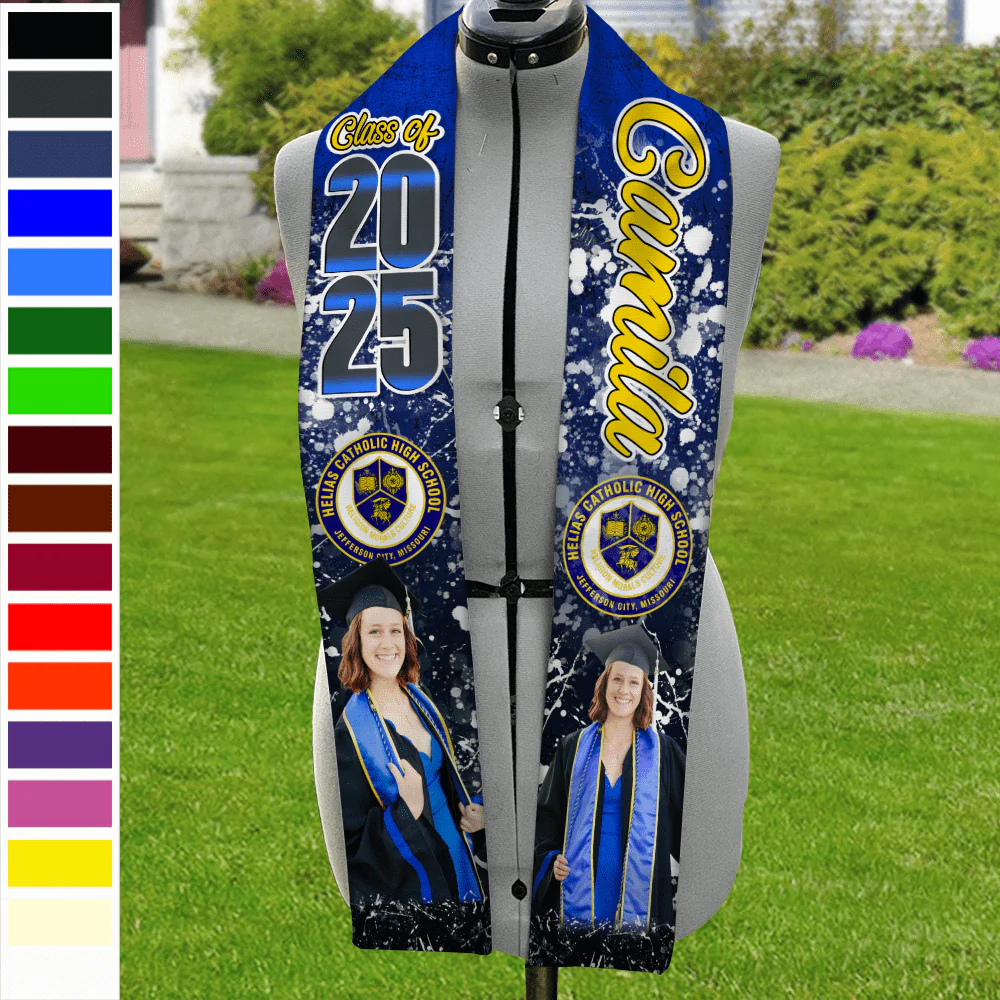Custom Photo And Name 2026 Graduation Stoles T368 890507 - Image 6