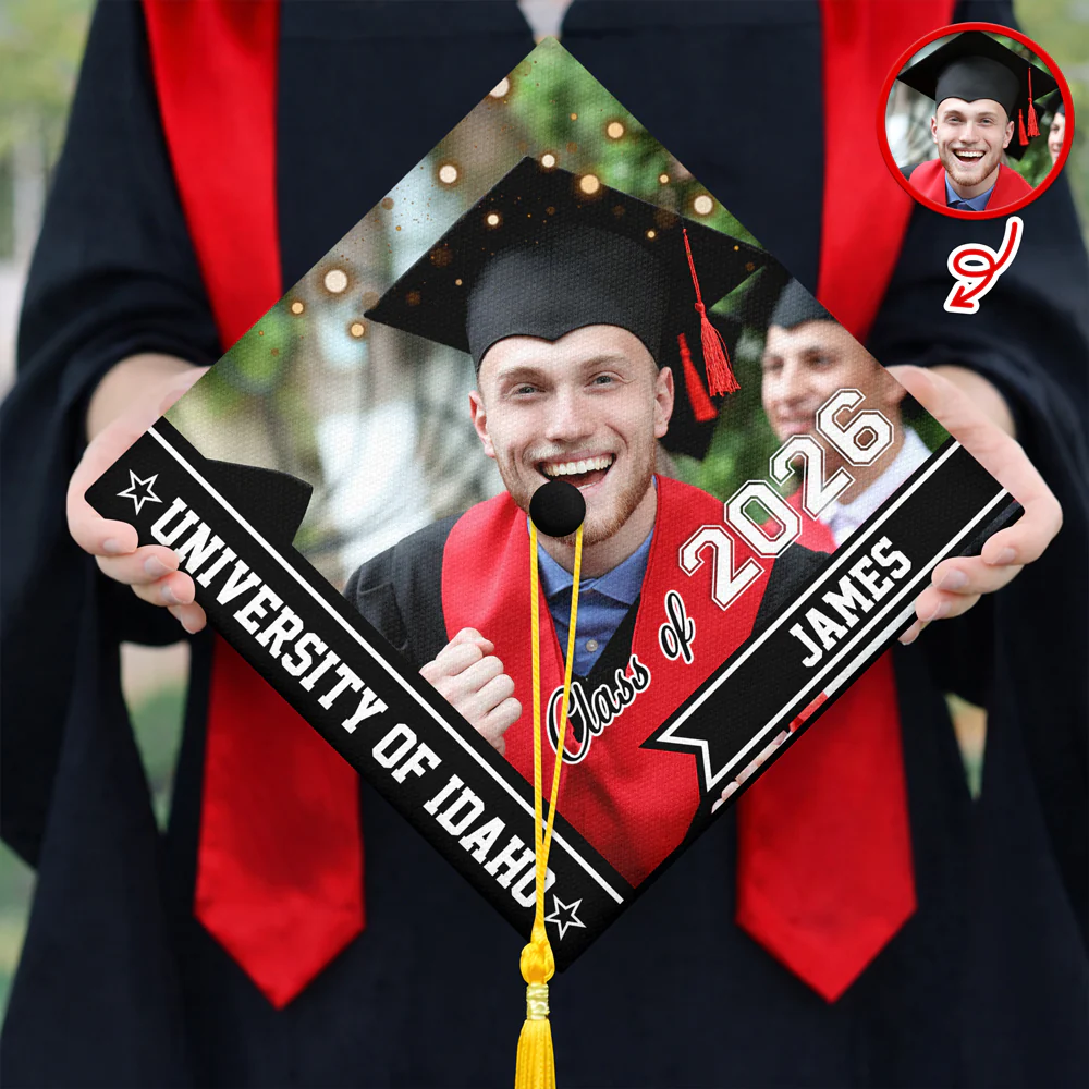 Custom Photo And Name Class Of 2026 Graduation Cap TH10 898965 - Image 2