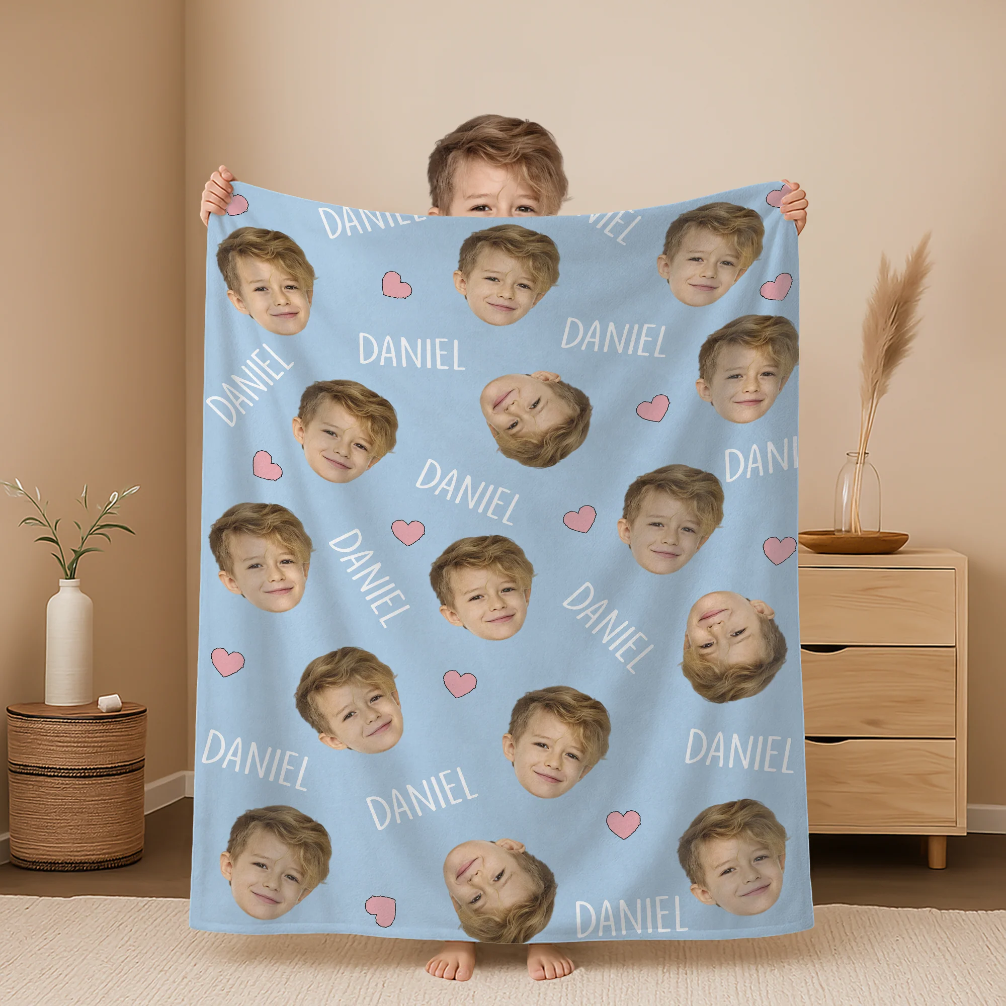 Custom Photo And Name For Kid Blanket TH10 894129 - Image 3