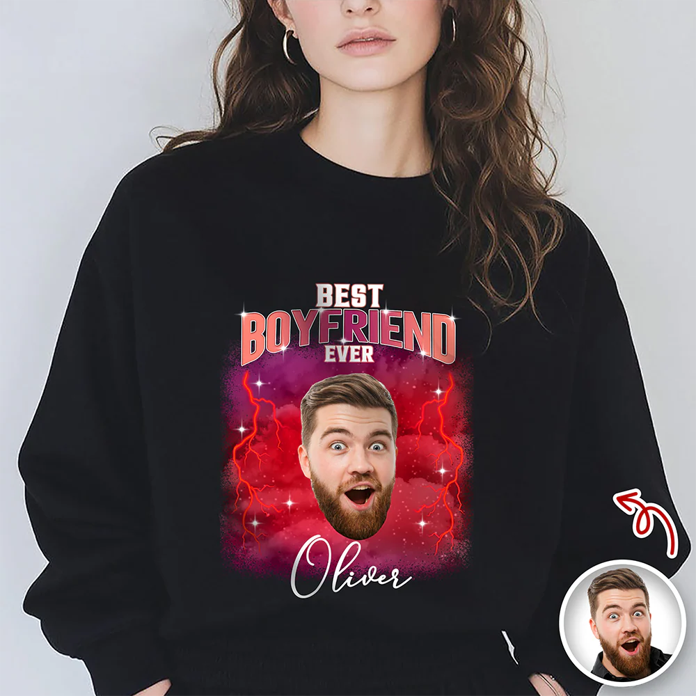 Custom Photo Best Boyfriend, Girlfriend Ever Couple Shirt TH10 894491 - Image 2