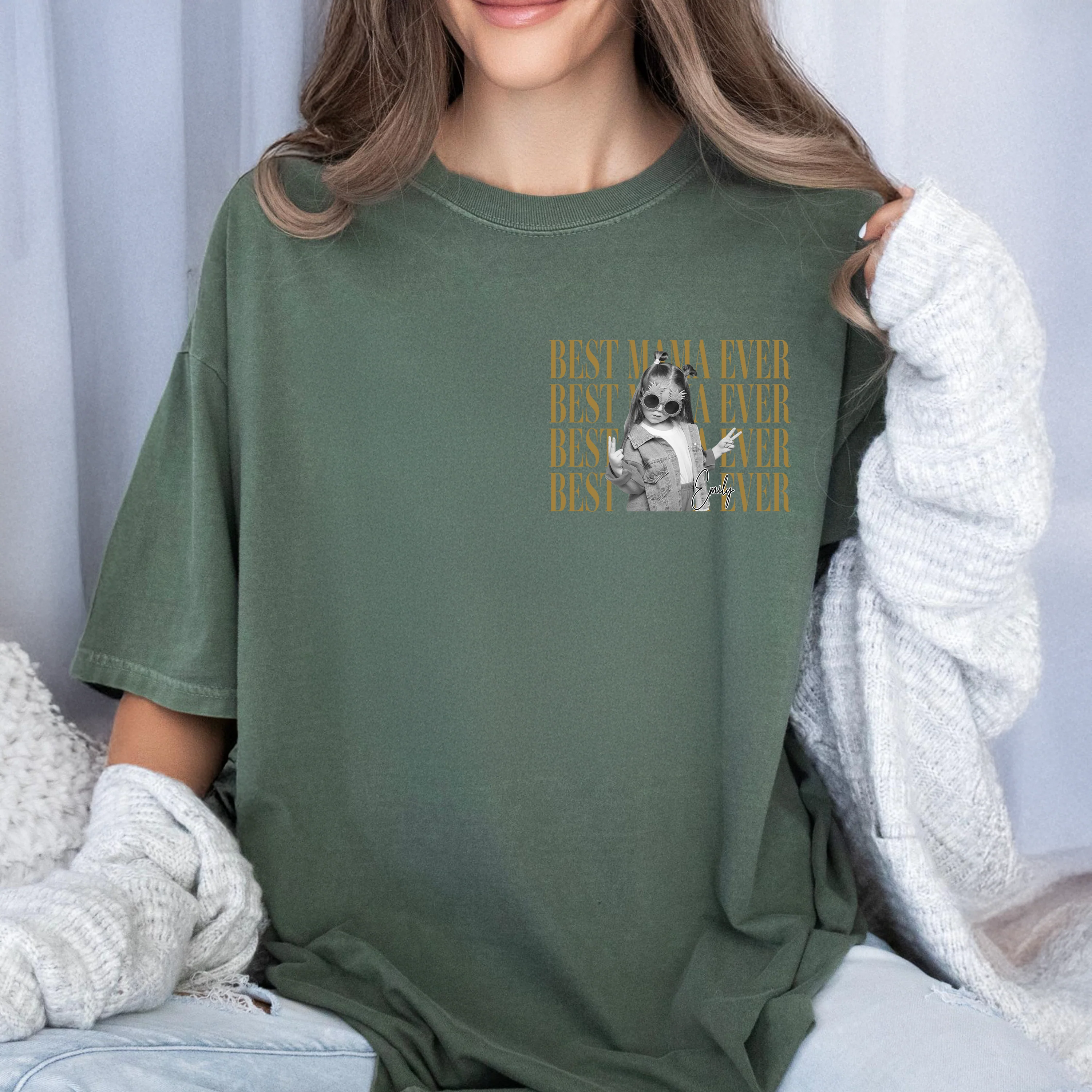 Custom Photo Best Dad Best Mom Ever Family Comfort Shirt TH10 169949 - Image 2