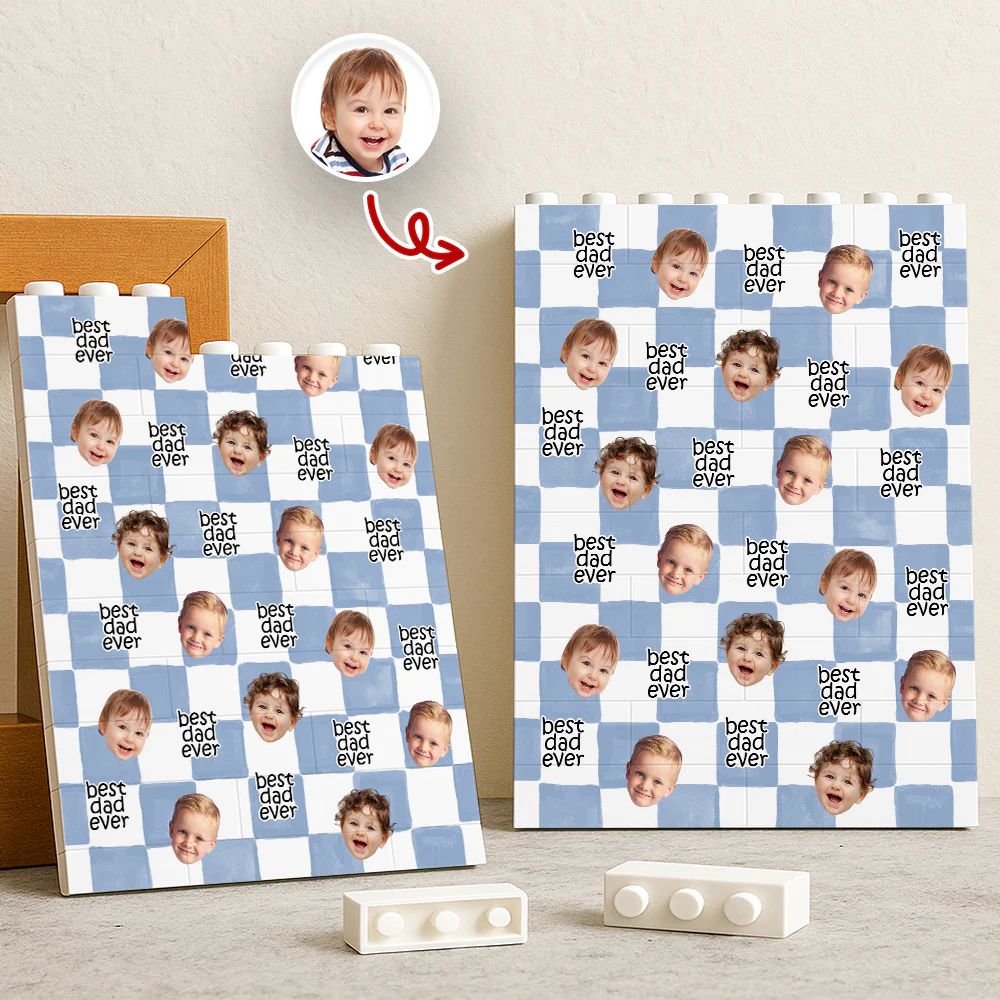 Custom Photo Best Dad Ever, Best Mom Ever Brick Blocks Gift For Family TH10 169953 - Image 3