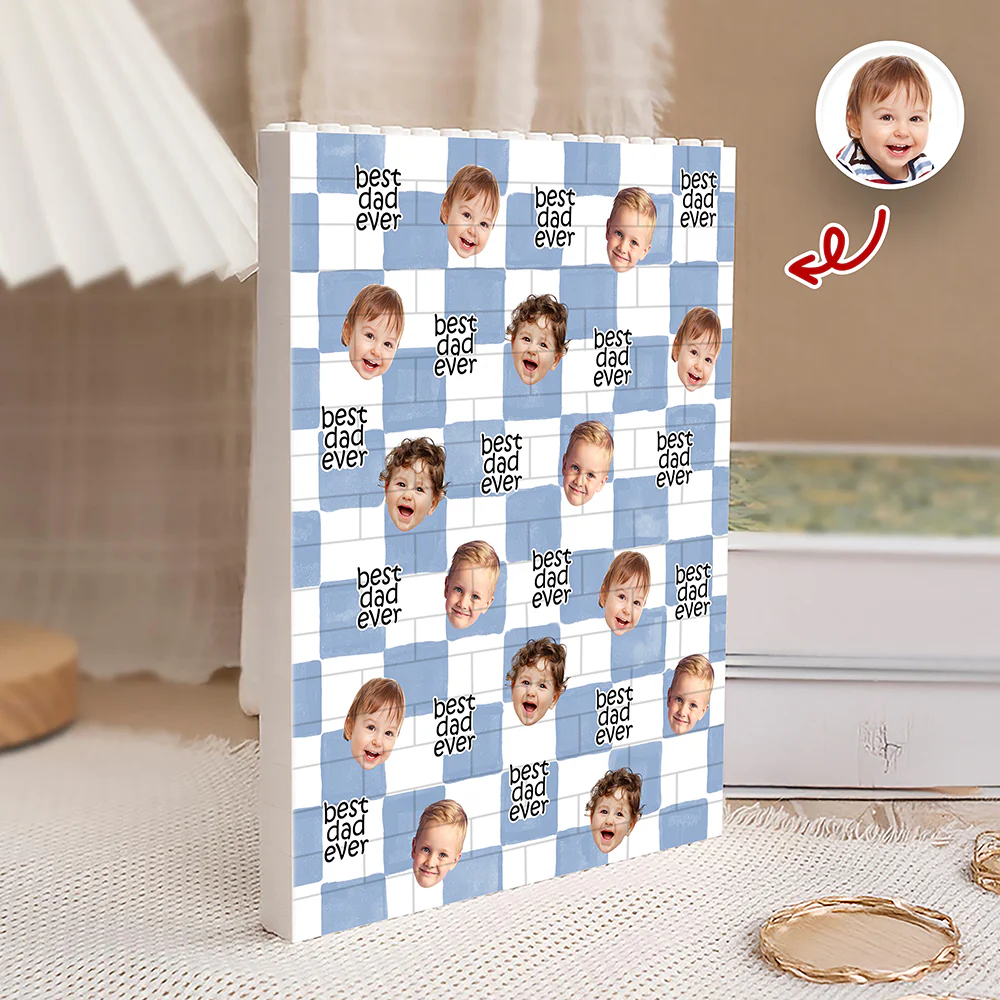 Custom Photo Best Dad Ever, Best Mom Ever Brick Blocks Gift For Family TH10 169953 - Image 4