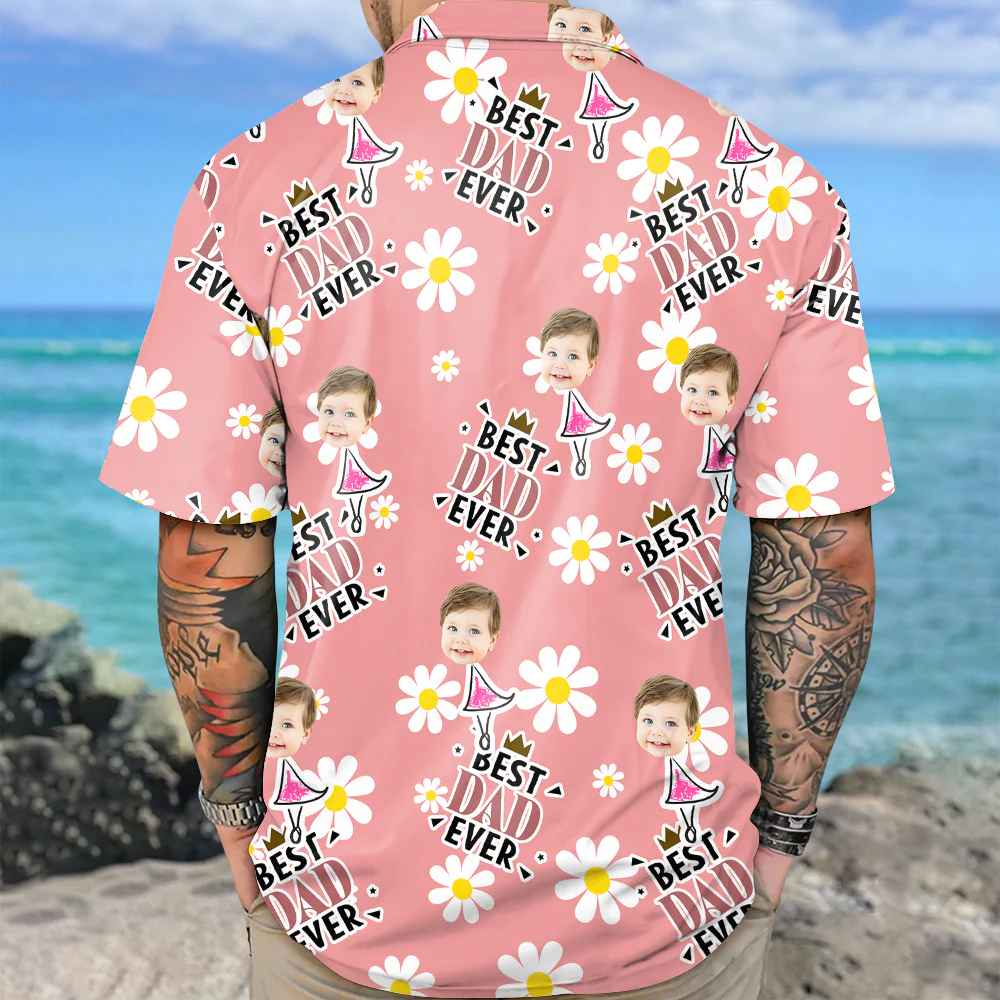Custom Photo Best Family Ever Flower Pattern Hawaii Shirt TH10 892875 - Image 5