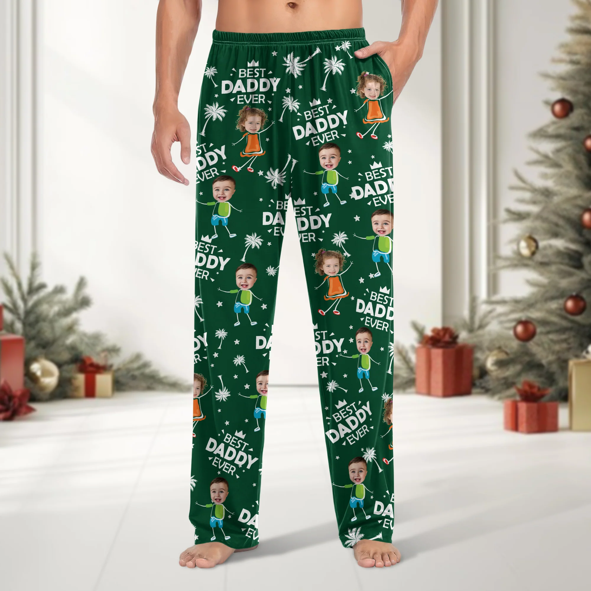 Custom Photo Best Dad Ever Gift For Dad Pajamas TH10 894029 - Image 4