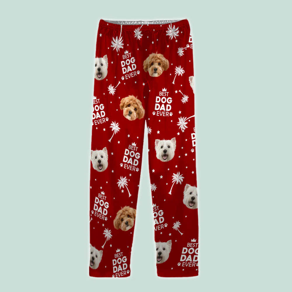 Custom Photo Best Dog Cat Dad Mom Ever Family Pajamas TH10 894031 - Image 6