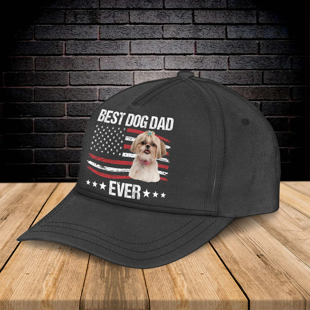 Custom Photo Best Dog Dad Ever Classic Cap TH10 892927 - Image 4