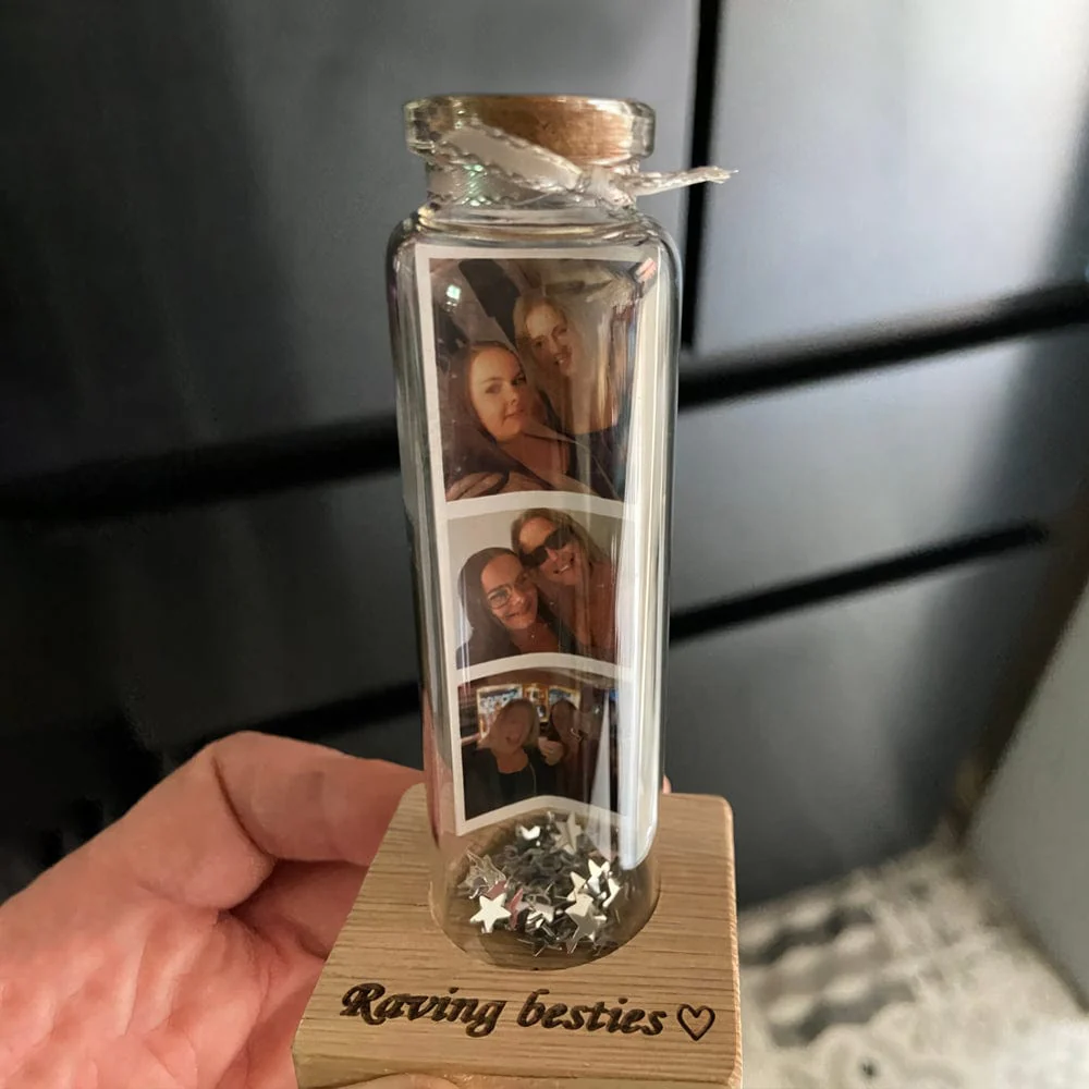 Custom Photo Best Friend Bestie Message In A Bottle K228 890019 - Image 2