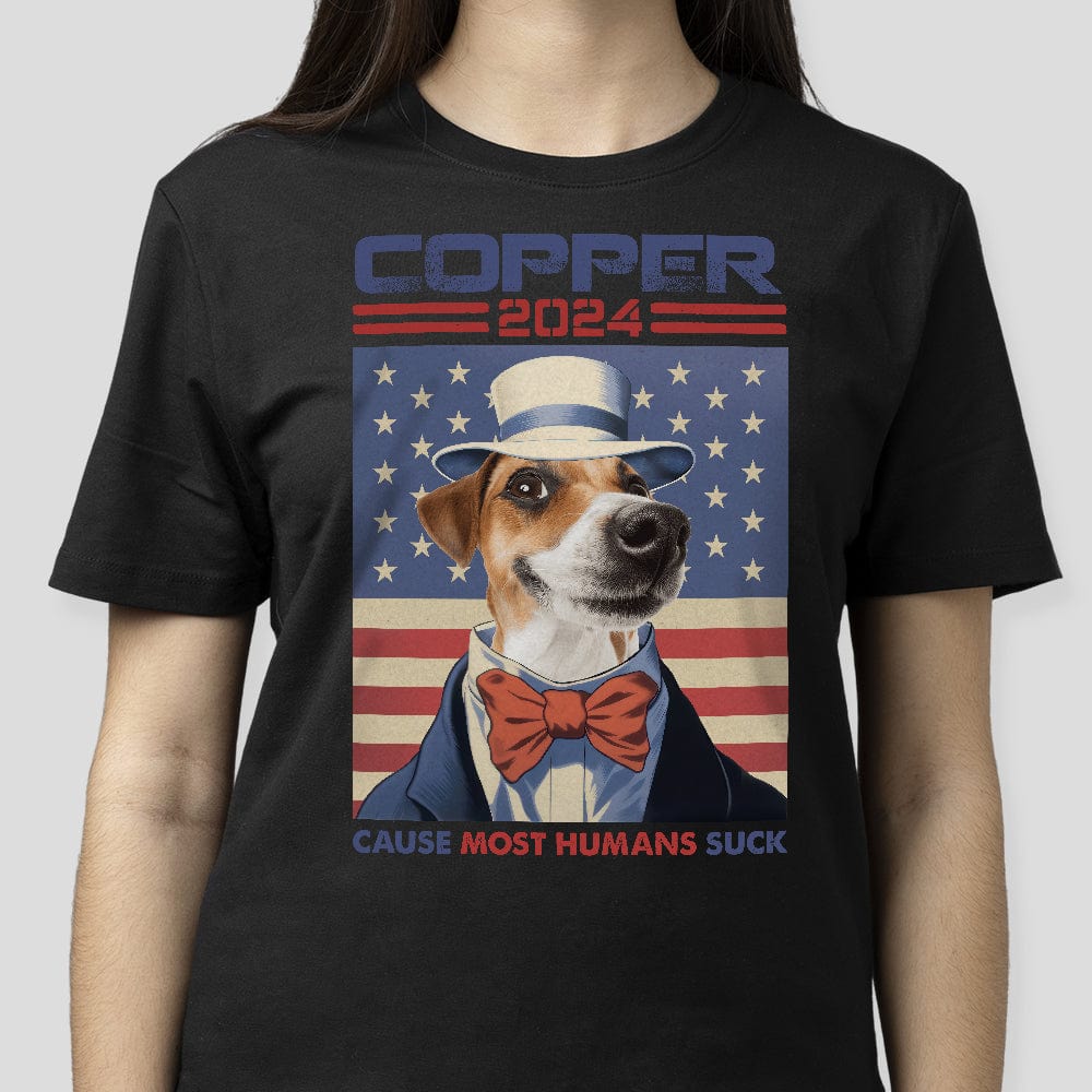 Custom Photo Cause Most Humans Suck Dog Shirt K228 890499
