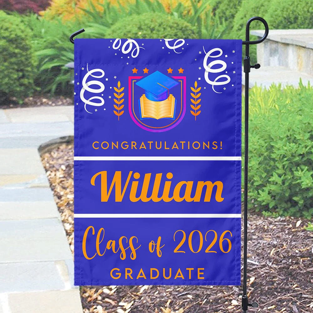 Custom Photo Class Of 2025 Graduation Garden Flag T368 890503 - Image 13