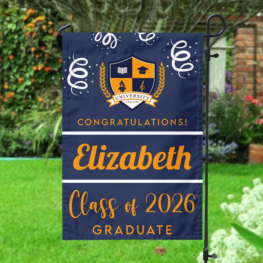 Custom Photo Class Of 2025 Graduation Garden Flag T368 890503 - Image 14