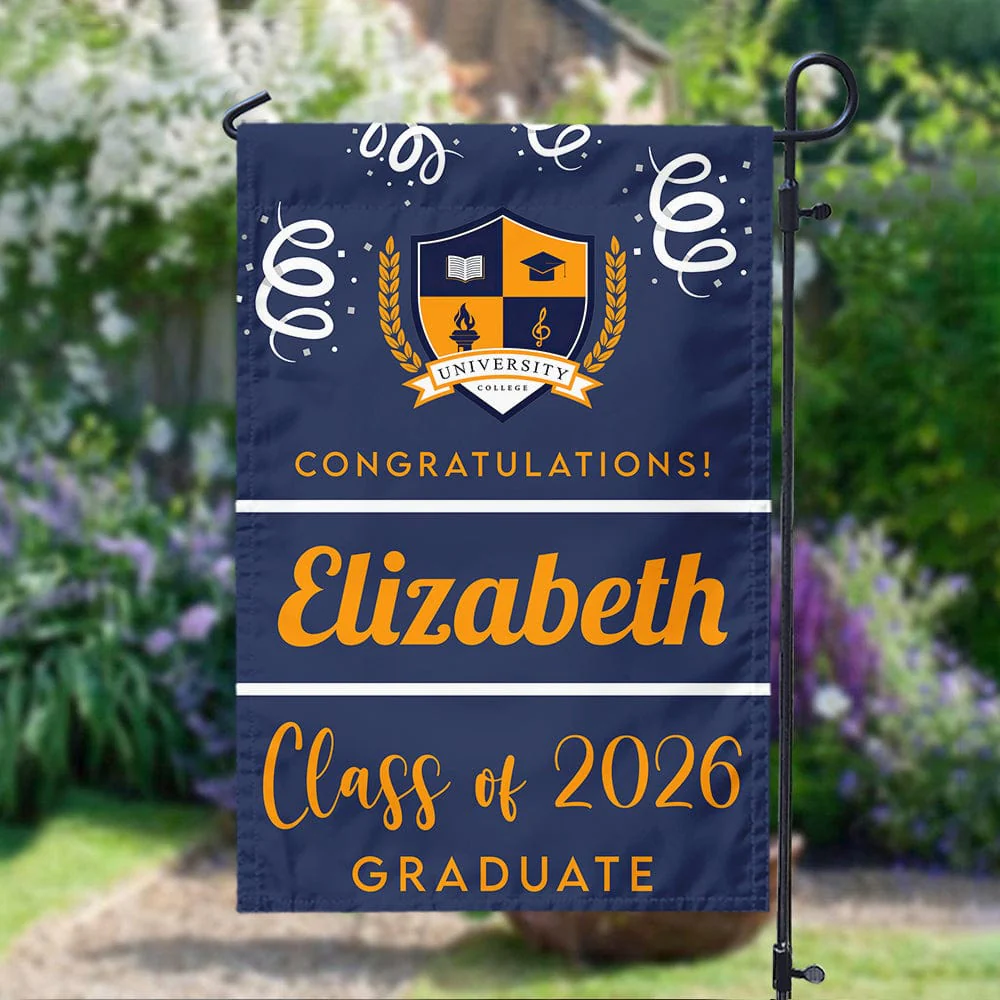 Custom Photo Class Of 2025 Graduation Garden Flag T368 890503 - Image 15