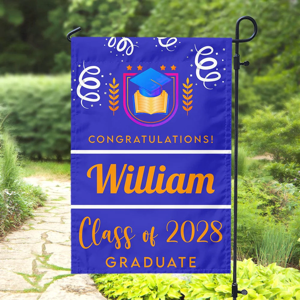 Custom Photo Class Of 2025 Graduation Garden Flag T368 890503 - Image 28