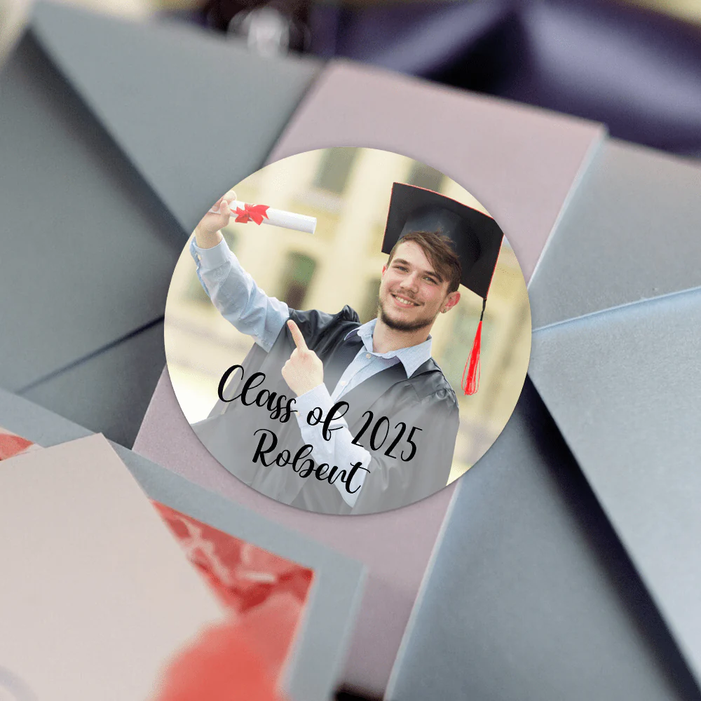 Custom Photo Class Of 2025 Graduation Roll Sticker TA29 890519 - Image 4