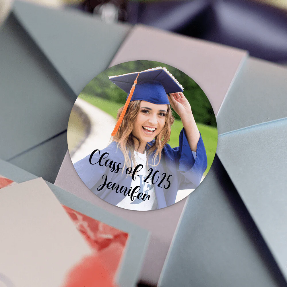Custom Photo Class Of 2025 Graduation Roll Sticker TA29 890519 - Image 5