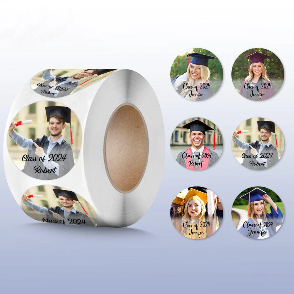 Custom Photo Class Of 2025 Graduation Roll Sticker TA29 890519 - Image 9