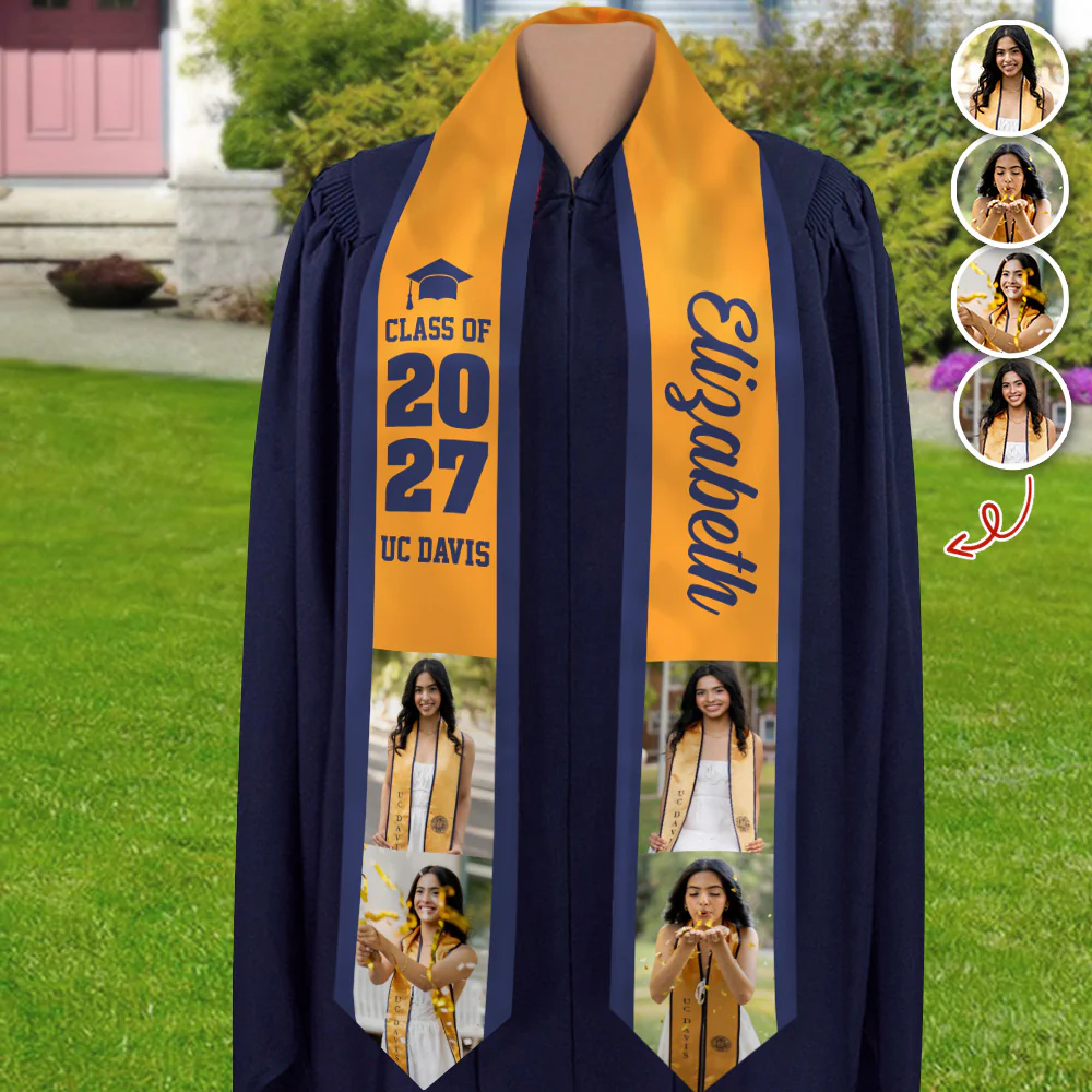 Custom Photo Class of 2026 Stoles For Gradution Day TH10 898649 - Image 10