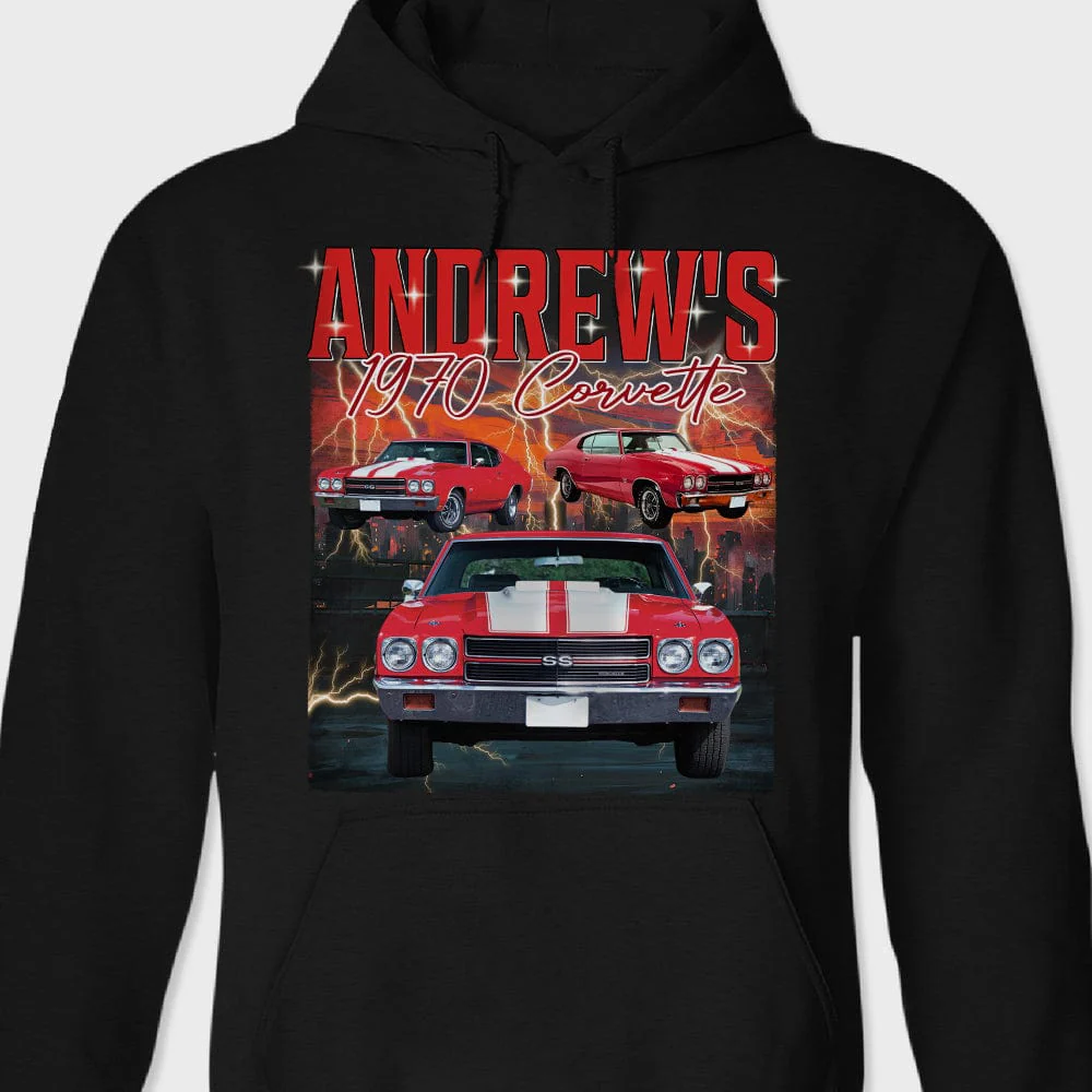 Custom Photo Classic Car Portrait Retro Style Shirt N304 889699 - Image 3