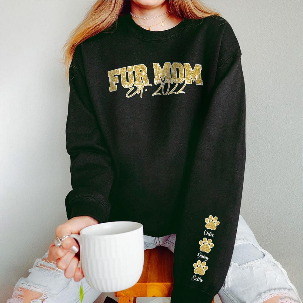 Custom Photo Colorful Dog Cat Mom For Pet Lover Sweatshirt Personalized Gift TH10 892243 - Image 3