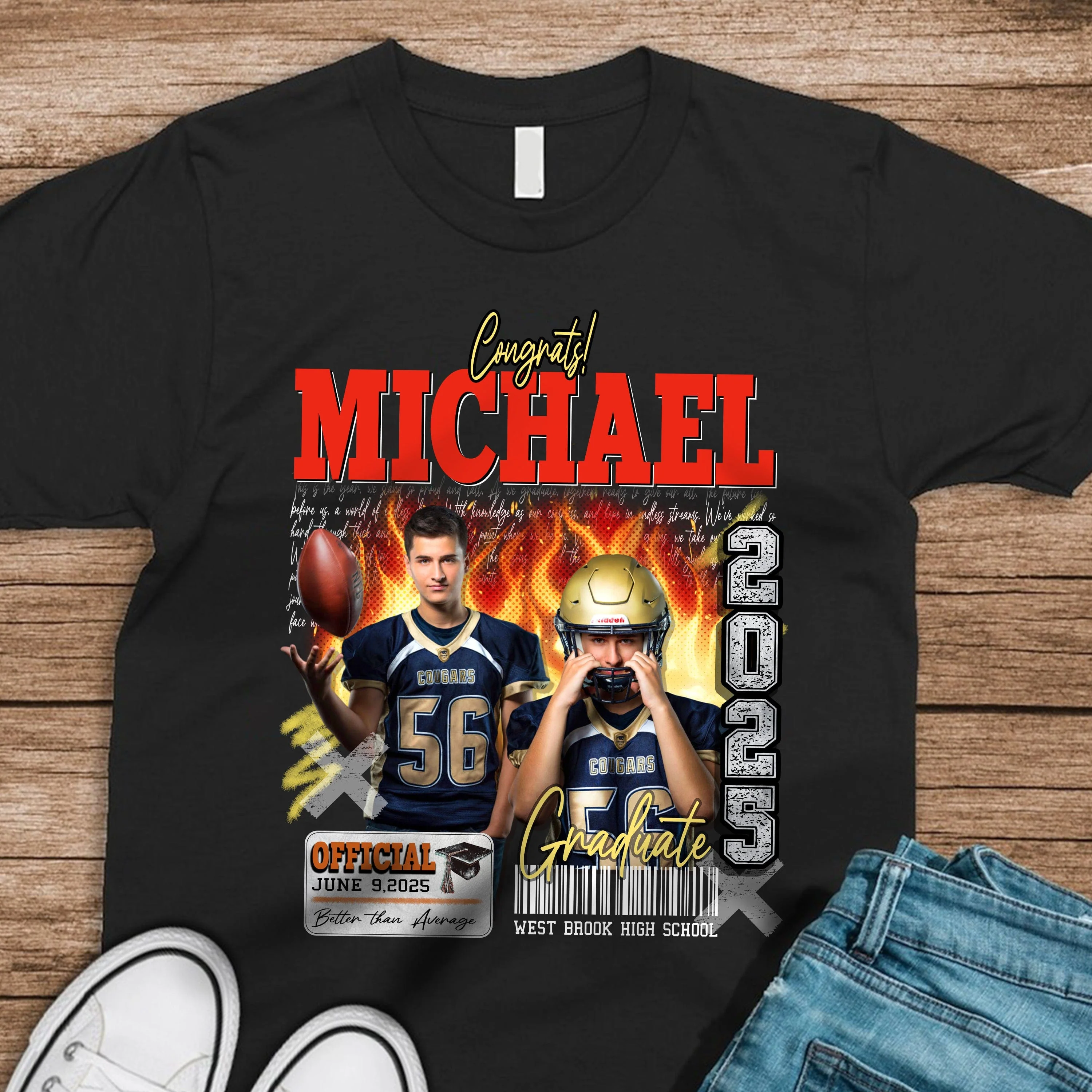 Custom Photo Congrats Graduation Shirt TA29 890267 - Image 2