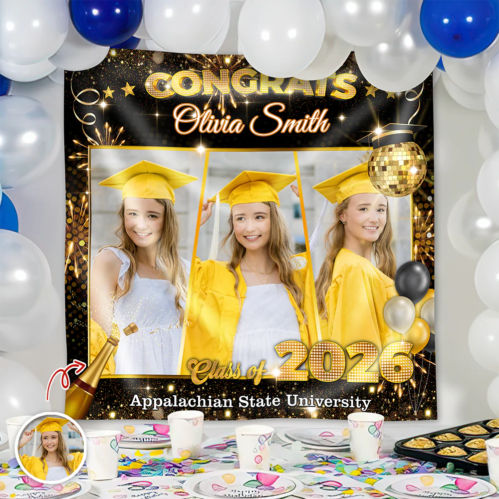 Custom Photo Congrats Your Graduation's Day Backdrop TH10 898989 - Image 7
